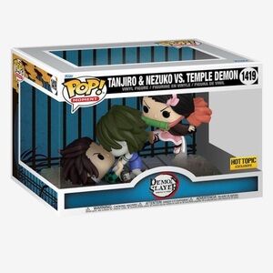 Funko Demon Slayer: Kimetsu
No Yaiba Pop! Moment Tanjiro & Nezuko Vs. Temple Dem